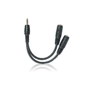   GOLD PLATED 1/8 STEREO Y ADAPTER CABLE 42 2570 