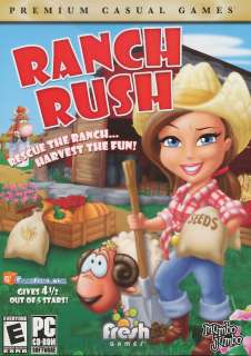 RANCH RUSH Farming Garden Sim Farmer PC Game NEW BOX 811930105532 