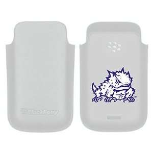  TCU Mascot on BlackBerry Leather Pocket Case  Players 