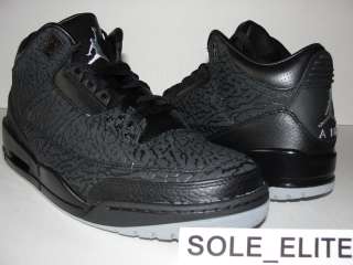 NEW 2011 DS Nike Air Jordan Retro BLACK FLIP 3 III sz 11  