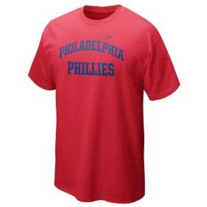  Philadelphia Phillies Red Nike 2012 Arch T Shirt Sports 