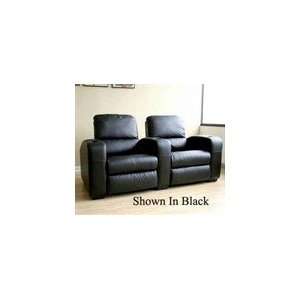  Row of 2   Home Theatre Sectional   Black Electronics