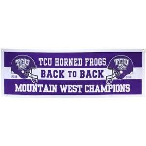  NCAA Texas Christian Horned Frogs (TCU) 18 x 36 Purple 