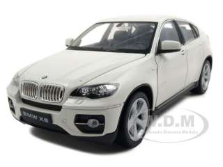 2011 2012 BMW X6 WHITE 124 DIECAST MODEL CAR  