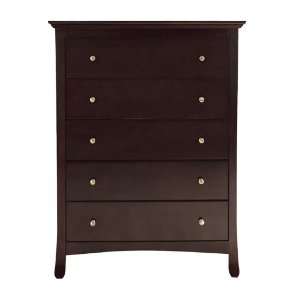  Lifestyle Solutions Princeton 5 Drawer High Chest