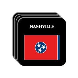  US State Flag   NASHVILLE, Tennessee (TN) Set of 4 Mini 