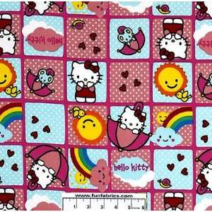  Hello Kitty Umbrella Patch Cotton Arts, Crafts & Sewing