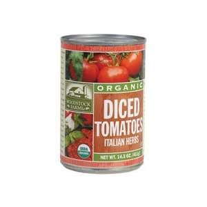 Woodstock Organic Diced Italian Tomatoes ( 12x14.5 OZ)  