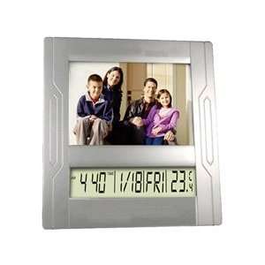  Picture Frame with Clock and Calendar