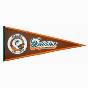  Miami Dolphins NFL Pigskin Traditions Pennant (13x32 