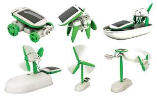 DIY 6 in 1 Educational Solar Kit Robotikits Toy New  
