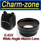 58mm NEW Wide Angle w/ Macro Lens for Canon EOS 7D T1i XSi 50D 60D 40D 