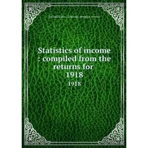   the returns for . 1918 United States. Internal revenue service Books