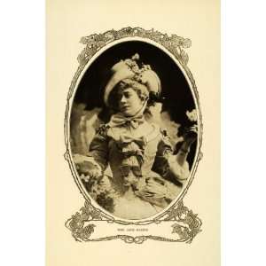 1905 Print French Stage Actress Jane Hading Portrait Jeanne Alfredine 
