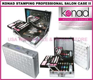 KONAD PROFESSIONAL SALON CASE II + Free Manicure Kit  