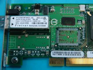 Sun 2GB PCI X Fibre Channel 375 3383 01 Card Adapter  