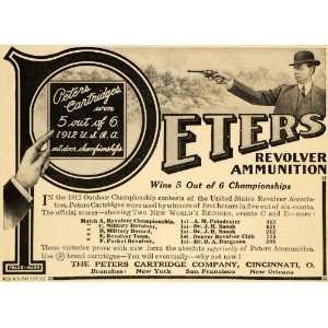   Co. Eters Revolver Ammunition   Original Print Ad