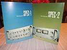 Pioneer SPEC 1 SPEC 2 Original Hi Fi Audio Catalog / Brochure X Rare