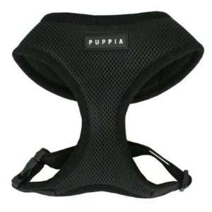 Puppia Authentic Soft Dog Harness   Black   Medium (Quantity of 2)
