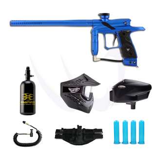 Dangerous Power G4 Paintball Gun   Blue Black Remote Halo Too N2 