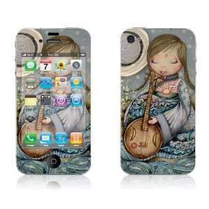  Moon Guitar   iPhone 4/4S Protective Skin Decal Sticker 