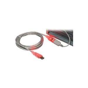    Illuminated USB Cables   Type A Ext. Cable, Red Electronics
