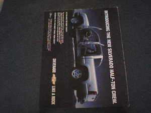 2004 Chevrolet Chevy Silverado Half Ton Crew Pickup Ad  
