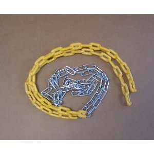 com 5 1/2 Ft Coated Chain for Swings Yellow Sold By Pair, 66 Coated 