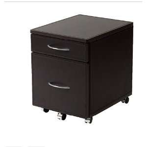   Laurence Leather Lo Filing Cabinet; Brown Leather