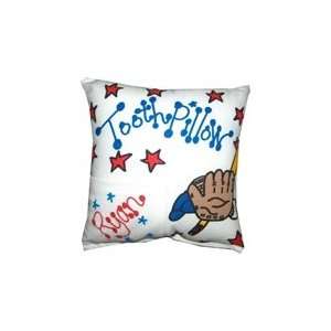  Personalized Tooth Fairy Pillow Baseball