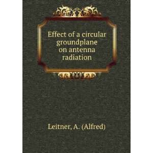  Effect of a circular groundplane on antenna radiation A 