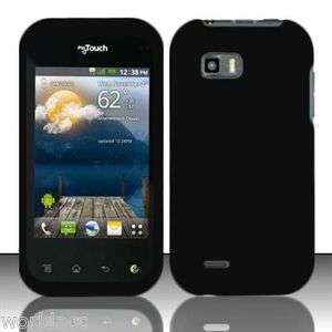 LG MyTouch Q (slide phone) C800 T Mobile Hard Case Snap Cover Black 