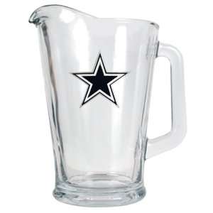 Dallas Cowboys 60oz. NFL Glass Beer Pitcher  Kitchen 