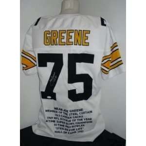 Signed Joe Greene Uniform   Stat HOF 87 JSA2   Autographed NFL Jerseys 