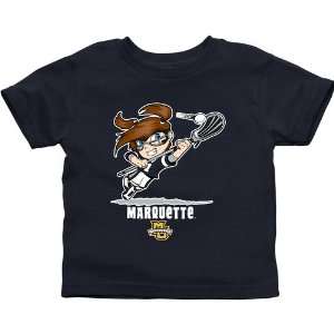  NCAA Marquette Golden Eagles Toddler Girls Lacrosse T 