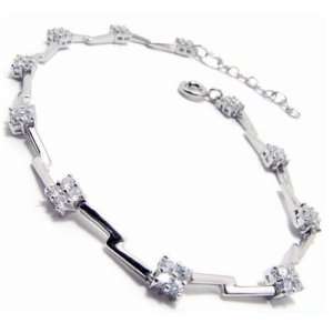   Diamond Bracelet Sterling Silver 925 Jewelry CET Domain Jewelry