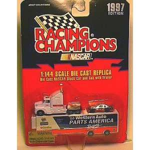   Darrell Waltrip NASCAR Chrome Car & Hauler VERY RARE 