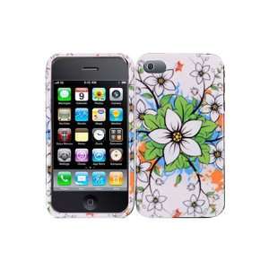  iPhone 4 and 4S Graphic Case   White Flowers (Package 