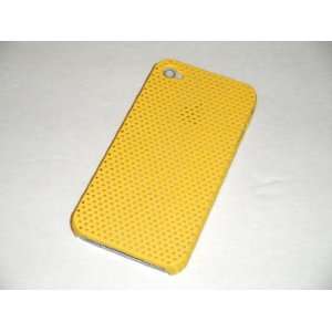 Premium Quality flexible Plastic Snap On Yellow Net Pattern Case 
