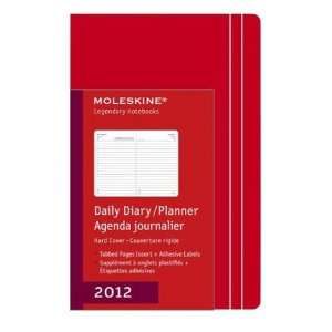 MOLESKINE Legendary Notebooks HARD COVER RED Large DAILY Diary/Planner 