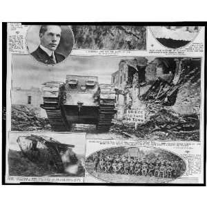   Cambrai,General Byngs, British tank, France 1917,WWI