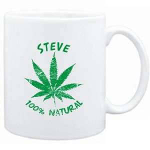  Mug White  Steve 100% Natural  Male Names Sports 