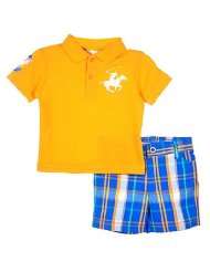 Beverly Hills Polo Club Number Trim 2 Piece Outfit (Sizes 3M   9M)
