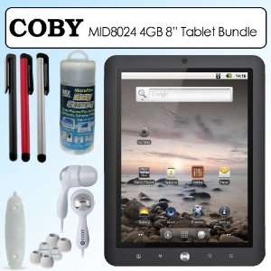 com Coby MID8024 4G 8in Kyros Touchscreen Android 4G Internet Tablet 