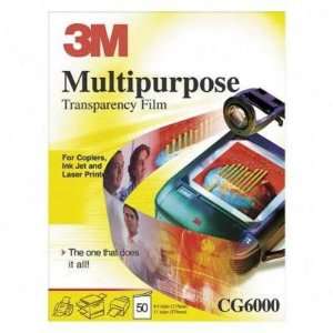MMMCG600020   Multipurpose Transparency Film, 8 1/2x11, 20/BX, Clear