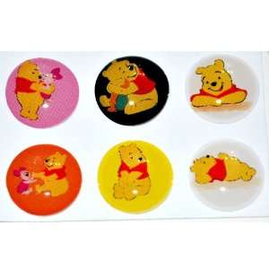  Winnie the Pooh Home Button Sticker for Iphone 4g/4s Ipad2 