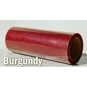   Burgundy   6x10Y Glitter Tulle Roll or Spool Arts, Crafts & Sewing