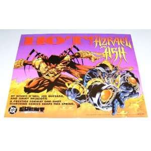  1997 Azrael Ash 22 by 17 DC Comics Shop 1990s Promo 