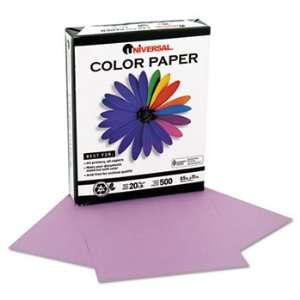  Colored Paper, 20lb, 8 1/2 x 11, Orchid, 500 Sheets/Ream 