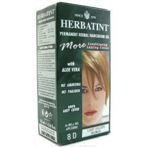 Herbatint Permanent Herbal Haircolor Gel, Light Golden Blonde, 4.56 fl 